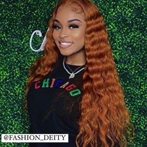 💜 ALNI 22” COPPER BODY WAVE Lace Front Wig💜*NWT